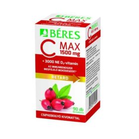   Béres C MAX RETARD C-vitamin 1500mg + D-vitamin 3000NE filmtabletta - 90db