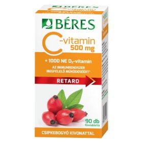   Béres Retard C-vitamin 500mg + D3-vitamin 1000NE filmtabletta - 90db
