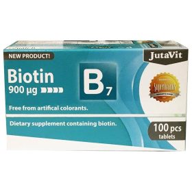 JutaVit Biotin - B7-vitamin tabletta - 100db