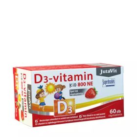   JutaVit D3-vitamin 800NE KID eper ízű rágótabletta - 60db