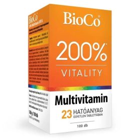 BioCo 200% Vitality Multivitamin Dupla filmtabletta - 100db