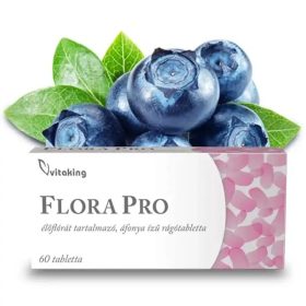  Vitaking Flora Pro élőflórát tartalmazó rágótabletta - 60db