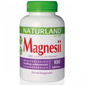 Naturland Magnesii - Magnézium tabletta - 100db