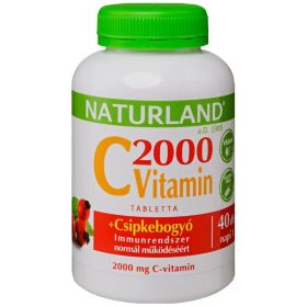 Naturland C-vitamin 2000mg + Csipkebogyó tabletta - 40db