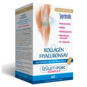   Interherb Kollagén Hyaluronsav porc és izületi támogatásra tabletta - 60db