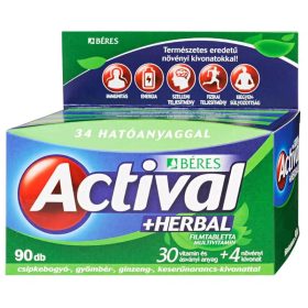 Béres Actival+Herbal Multivitamin filmtabletta - 90db
