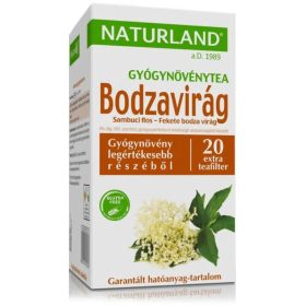 Naturland Bodzavirág Extra filteres tea - 20 filter/doboz