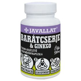 Javallat Barátcserje és Ginkgo kapszula - 60db