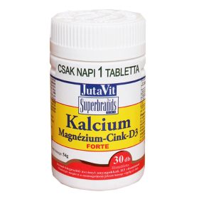 Jutavit Kalcium-Magnézium-Cink-D3-vitamin tabletta - 30db