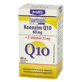 JutaVit Koenzim Q10 60 mg + E-vitamin kapszula – 66db