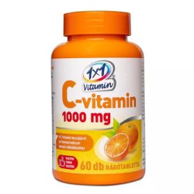   1x1 Vitamin C-vitamin 1000 mg narancs ízű rágótabletta - 60db
