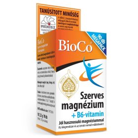 BioCo Szerves Magnézium+B6-vitamin tabletta - 90db