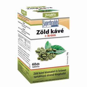 Jutavit zöldkávé+króm tabletta - 60db