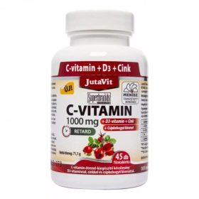 Jutavit C-vitamin 1000mg + D3+Cink RETARD tabletta - 45db