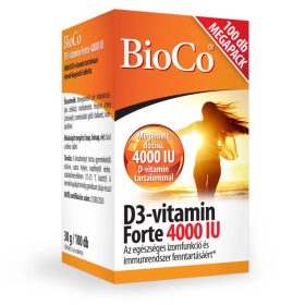 BioCo D3-vitamin Forte 4000 IU tabletta - 100db
