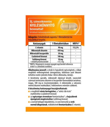 BioCo Mikronizált Diozmin + Heszperidin filmtabletta - 60db