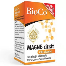 BioCo MAGNE-citrát + B6-vitamin tabletta Megapack - 90db