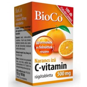BioCo C-vitamin 500mg narancs ízű rágótabletta - 100db