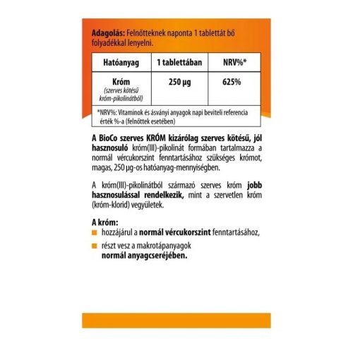 BioCo Szerves króm - 60db
