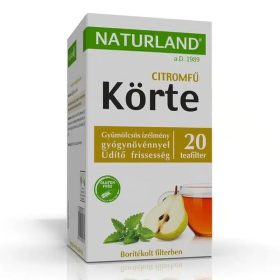 Naturland gyümölcstea körte-citromfű tea - 20 filter